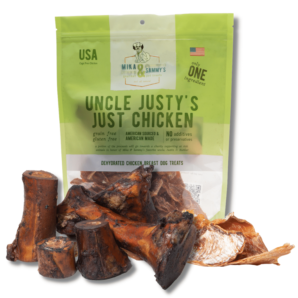 Large Dog--4x 5oz Jerky Bags + 4x LARGE Smoked Marrow Bones - Mika and Sammys Gourmet Pet T product image