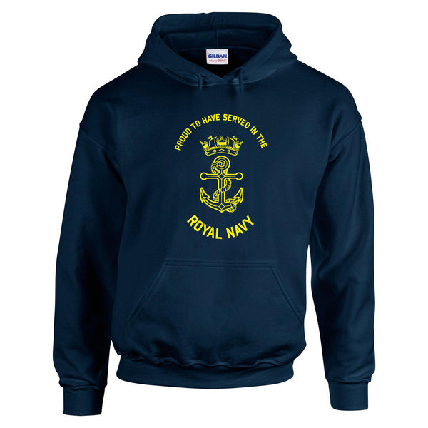 Proud to Have Served in the Royal Navy Hoodie – Uriah Moon Screen Printing