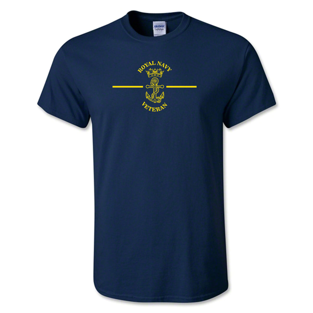 Royal Navy Veteran T-Shirt Small Logo – Uriah Moon Screen Printing