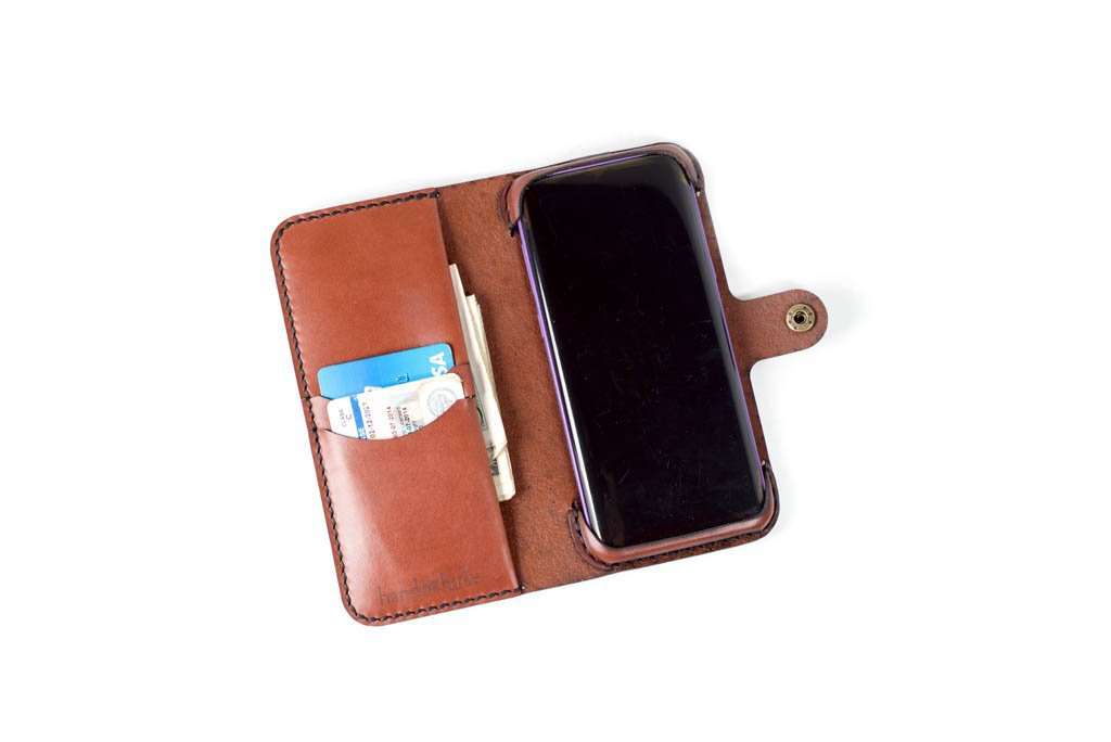 Schijn zeevruchten Onverbiddelijk Samsung Galaxy S8 Active Custom Leather Wallet Case - Hand and Hide LLC
