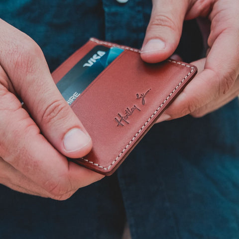 Leather Wallet Card Holder for Men From Hentley 