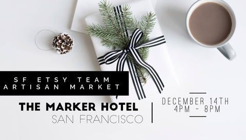 Mixify Beauty at The Marker and Tratto SF Etsy Pop-up Event on December 14th Shop Local, Handmade Gifts by SF Etsy Artists This Holiday Season