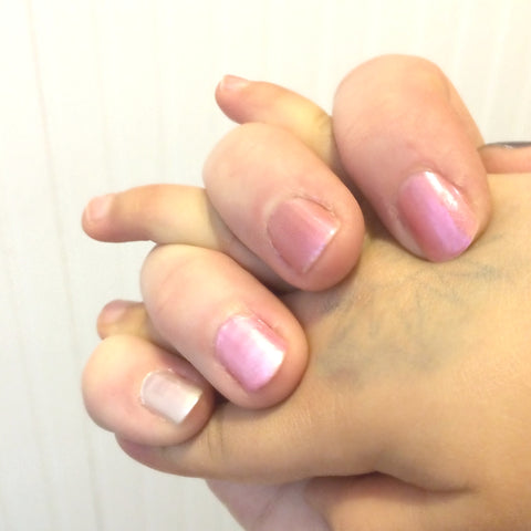 Valentine is pink with POLISH Artisan Nails