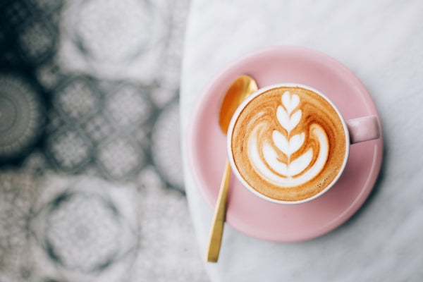 cup of coffee on a table