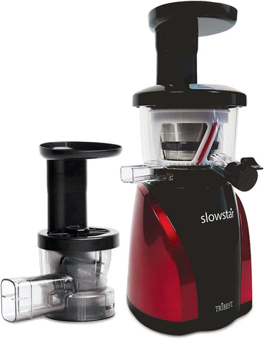 Tribest Slowstar SW-2000 Vertical Masticating Cold Press Juicer & Juice Extractor with Mincer