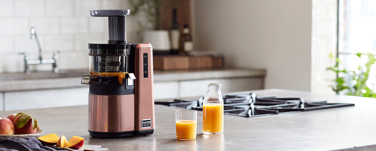 hurom hz rose gold slow juicer