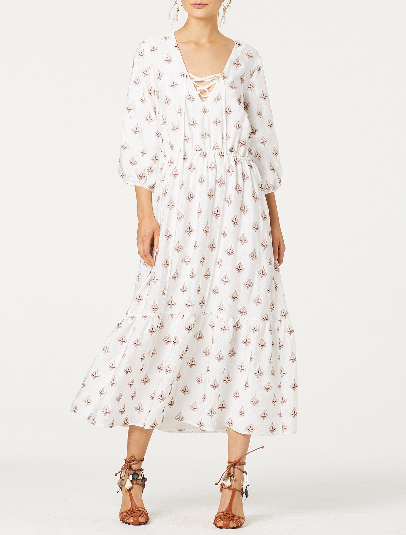 stevie may iris midi dress