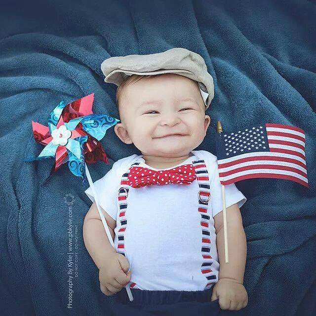 baby boy first 4th of july outfit