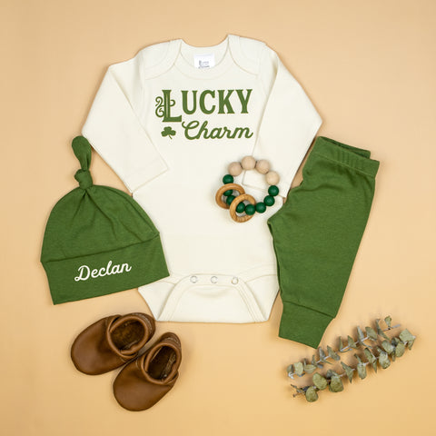 st patrick's day outfit for baby boy by Cuddle Sleep Dream