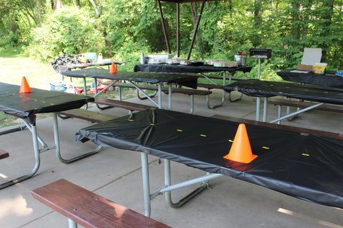 Garbage Truck Theme Birthday Party Table Decor