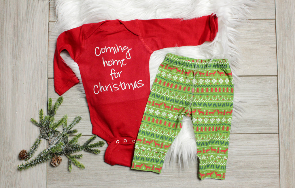 christmas coming home outfit