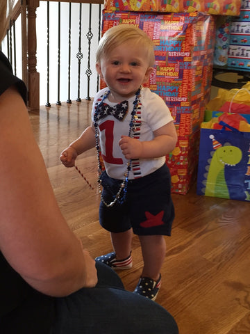 patriotic 1st birthday outfit boy