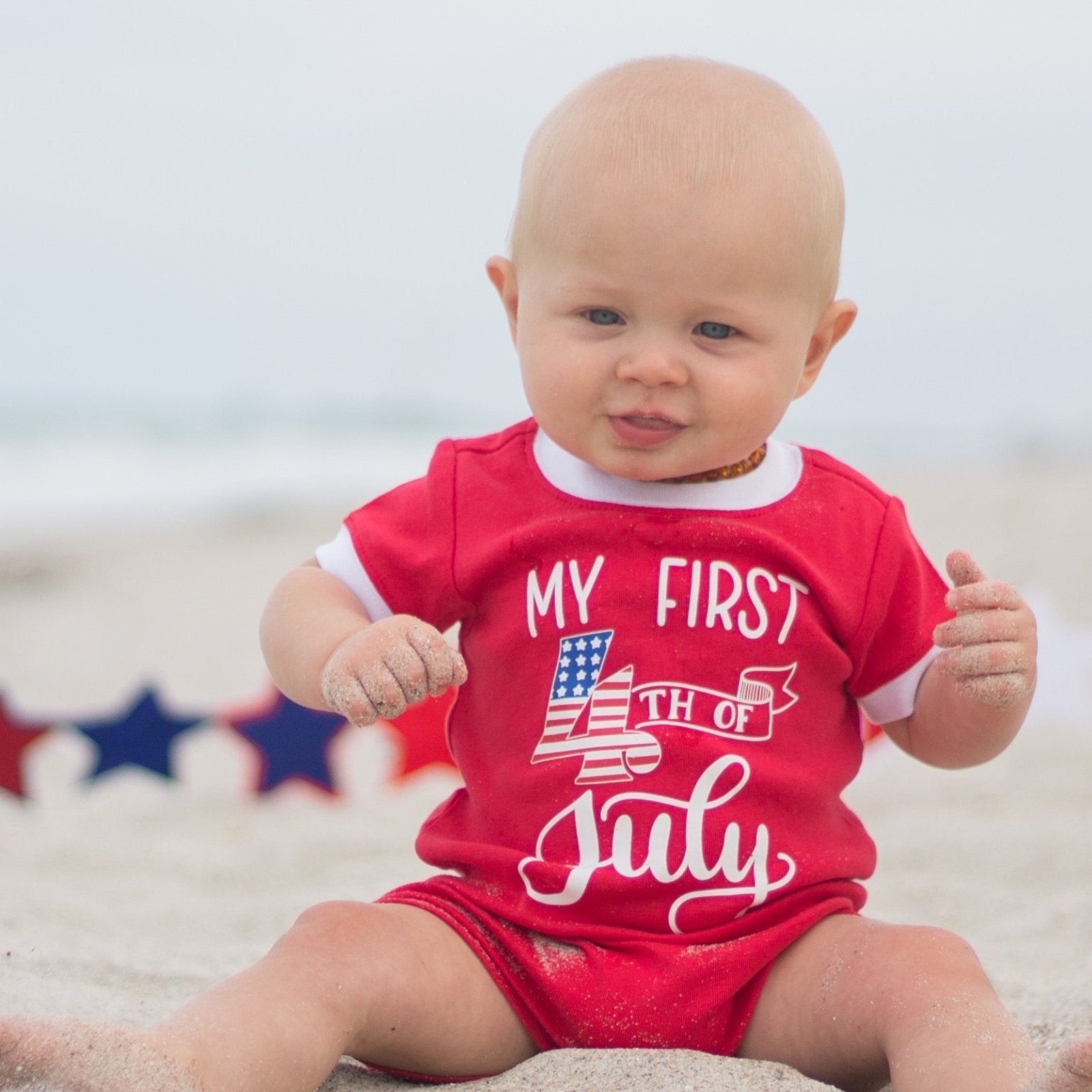 My First 4th of July | Red Romper