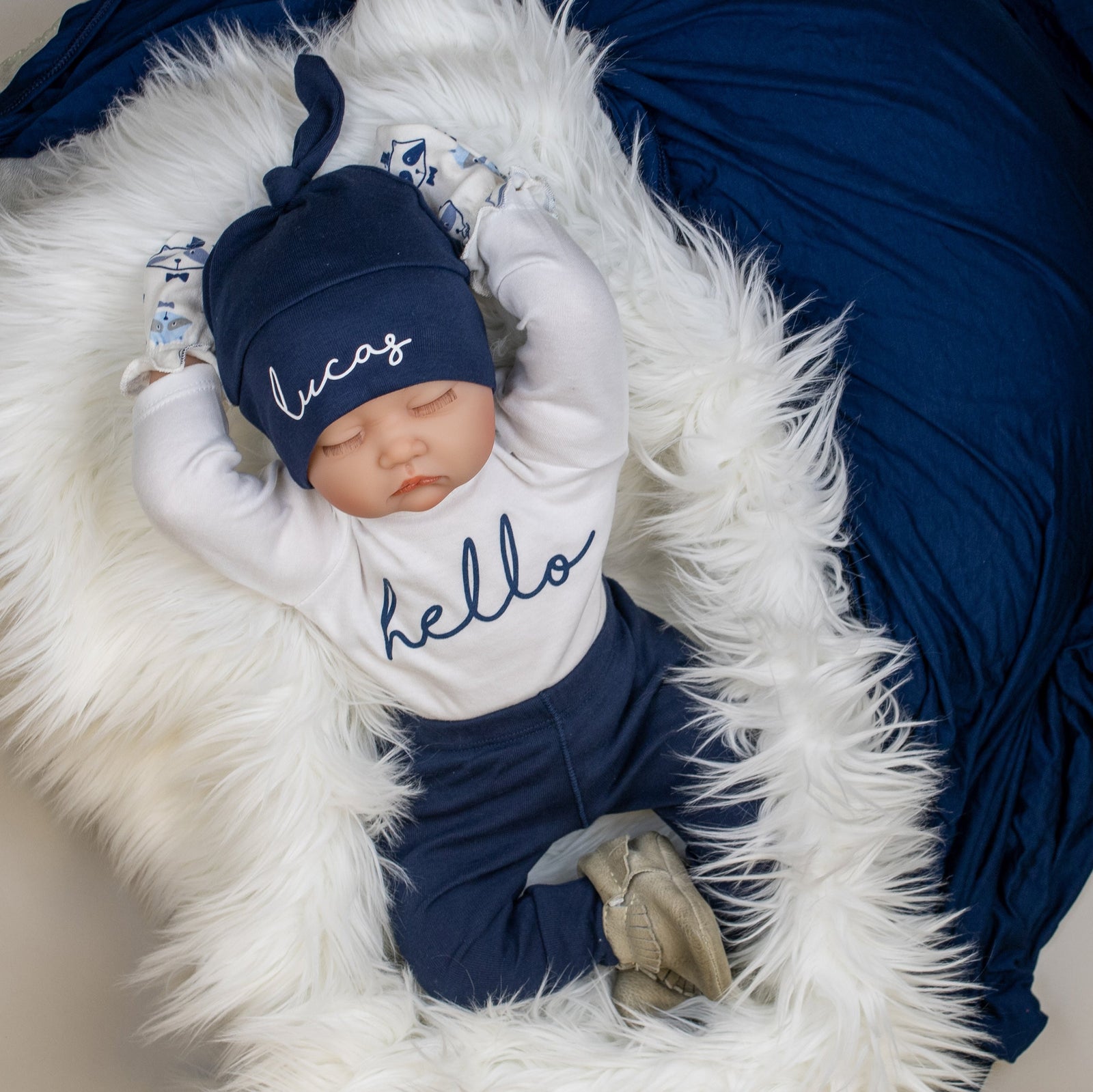 Baby Boy Coming Home Outfit - Newborn Boys - Cuddle Sleep Dream