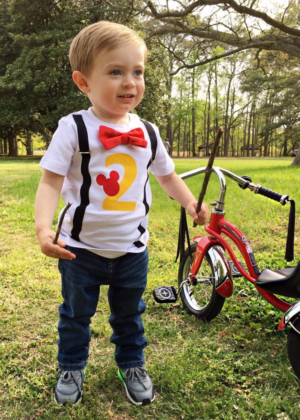 mickey mouse 2nd birthday outfit