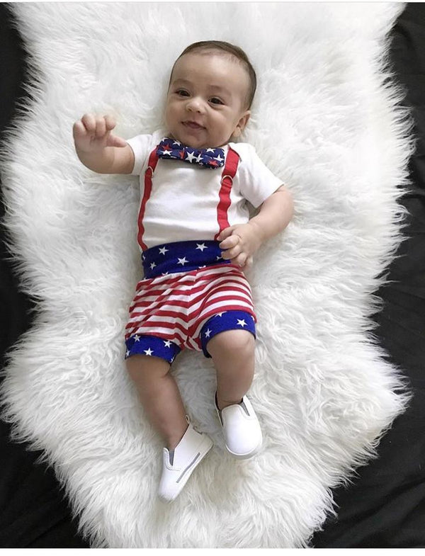 baby outfit with bow tie