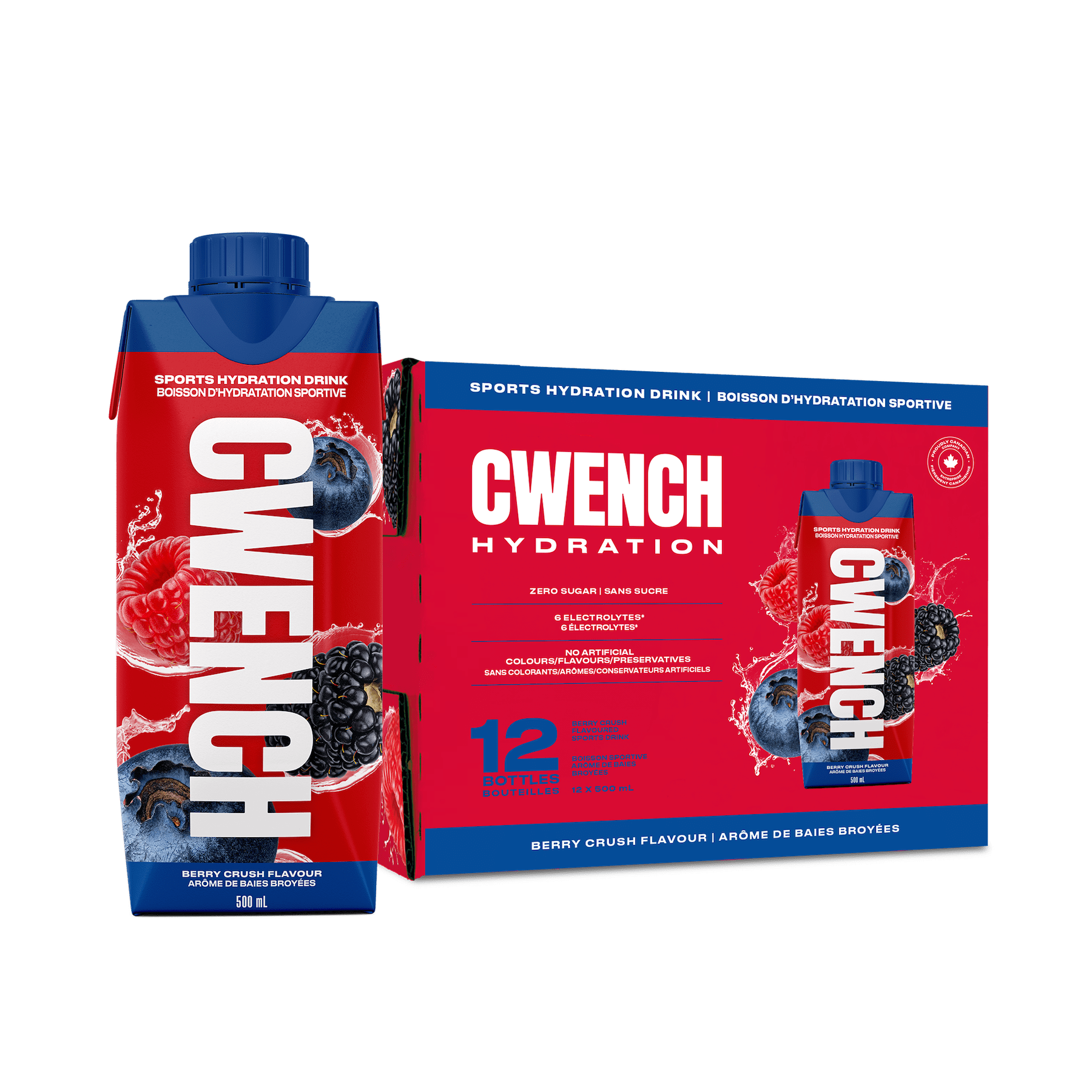 Sports Drink - Berry Crush - Cwench Canada product image