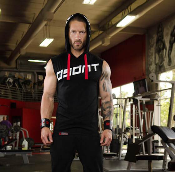 Dissident Gym Wear Sleeveless TUNE OUT Hoodie | DISSIDENT GYM WEAR
