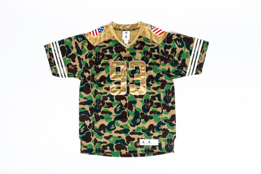 A BATHING APE BAPE X M&N NFL SAN FRANCISCO 49ERS LEGACY JERSEY