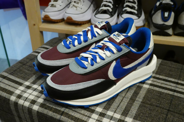Undercover x Sacai x Nike Waffle - Night Maroon/Pale Ivory/Ground G – Navy Selected