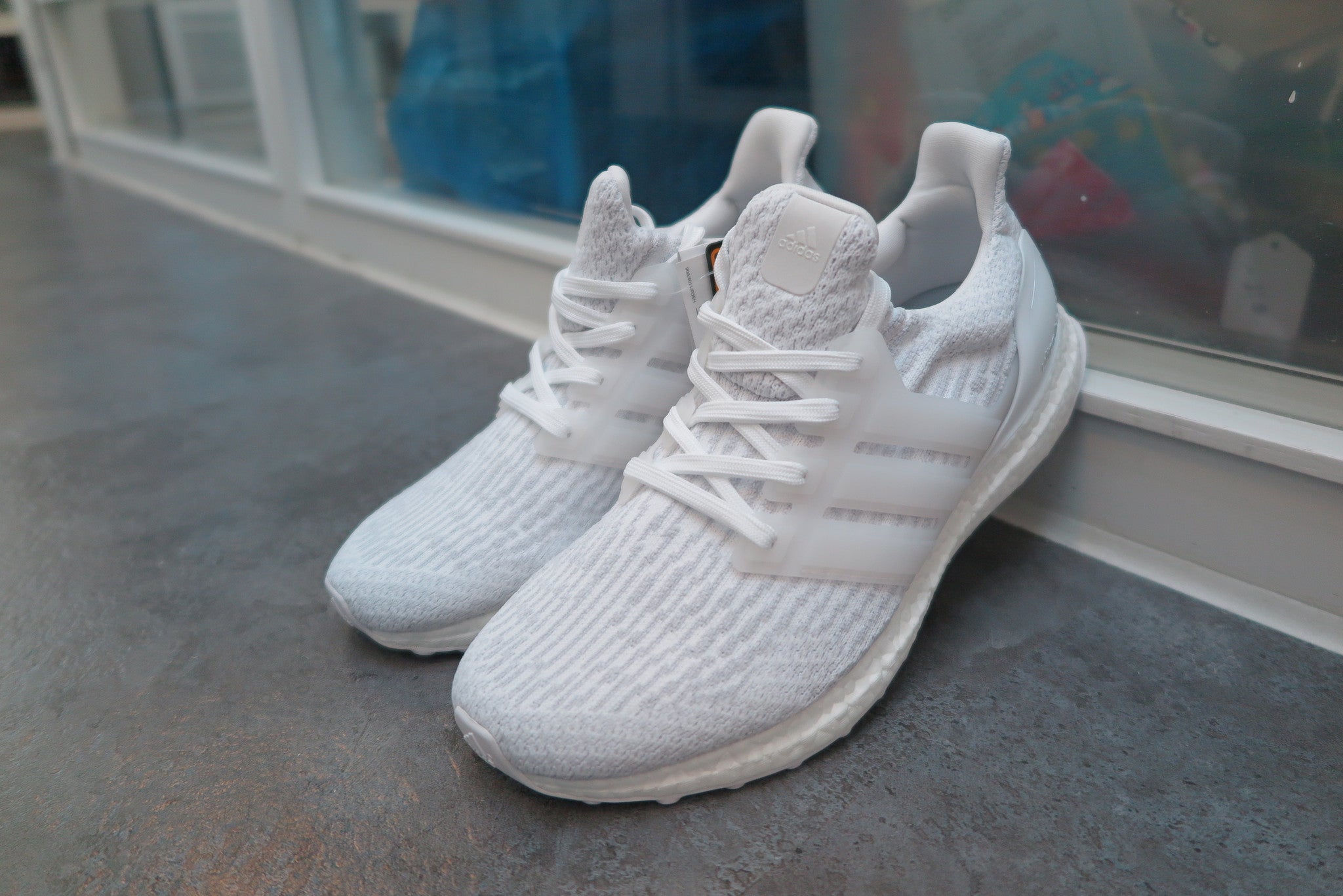 adidas ultra boost womens white rainbow