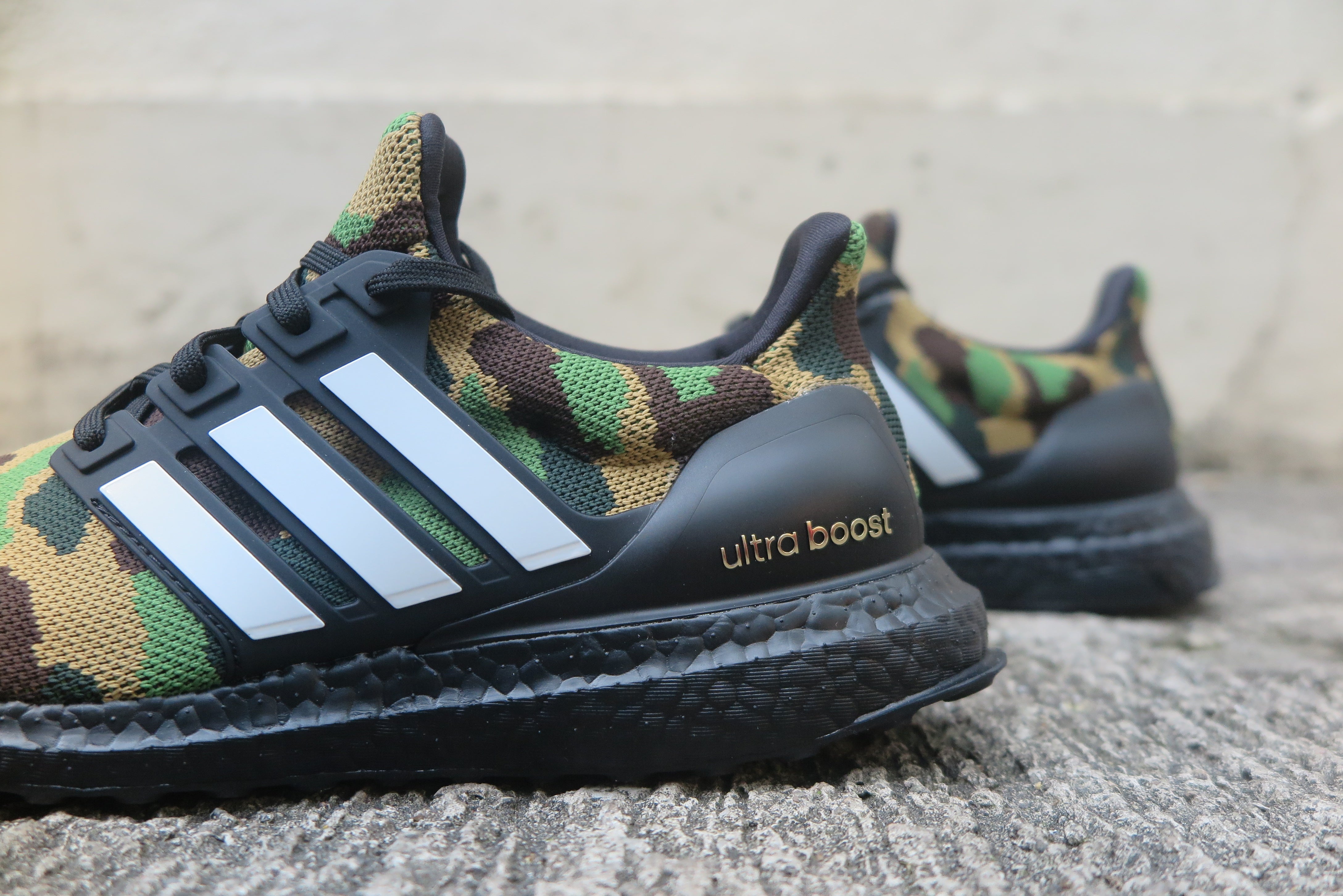 adidas Originals By BAPE Ultra Boost - Green Camo #F35097