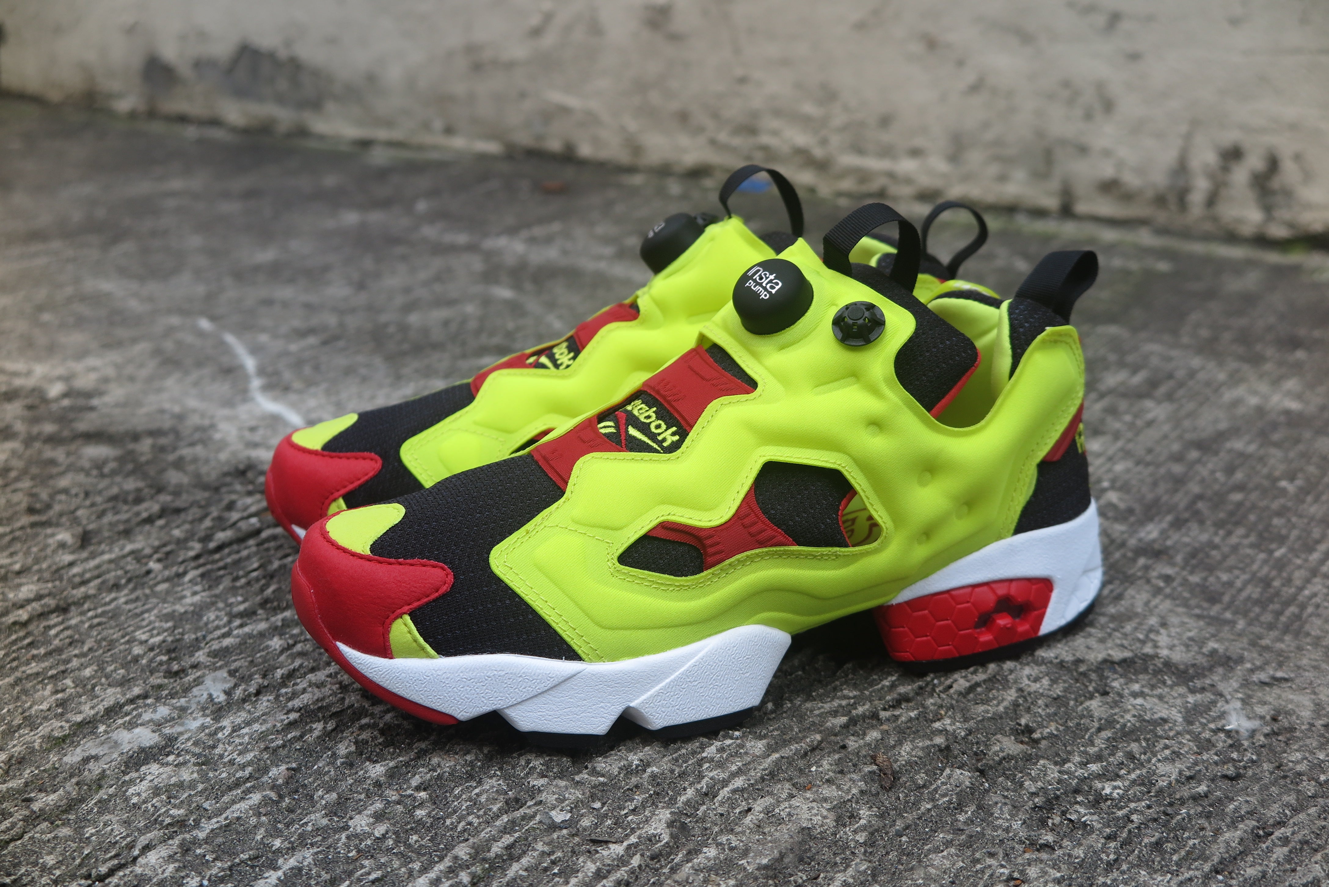 reebok instapump fury og citron