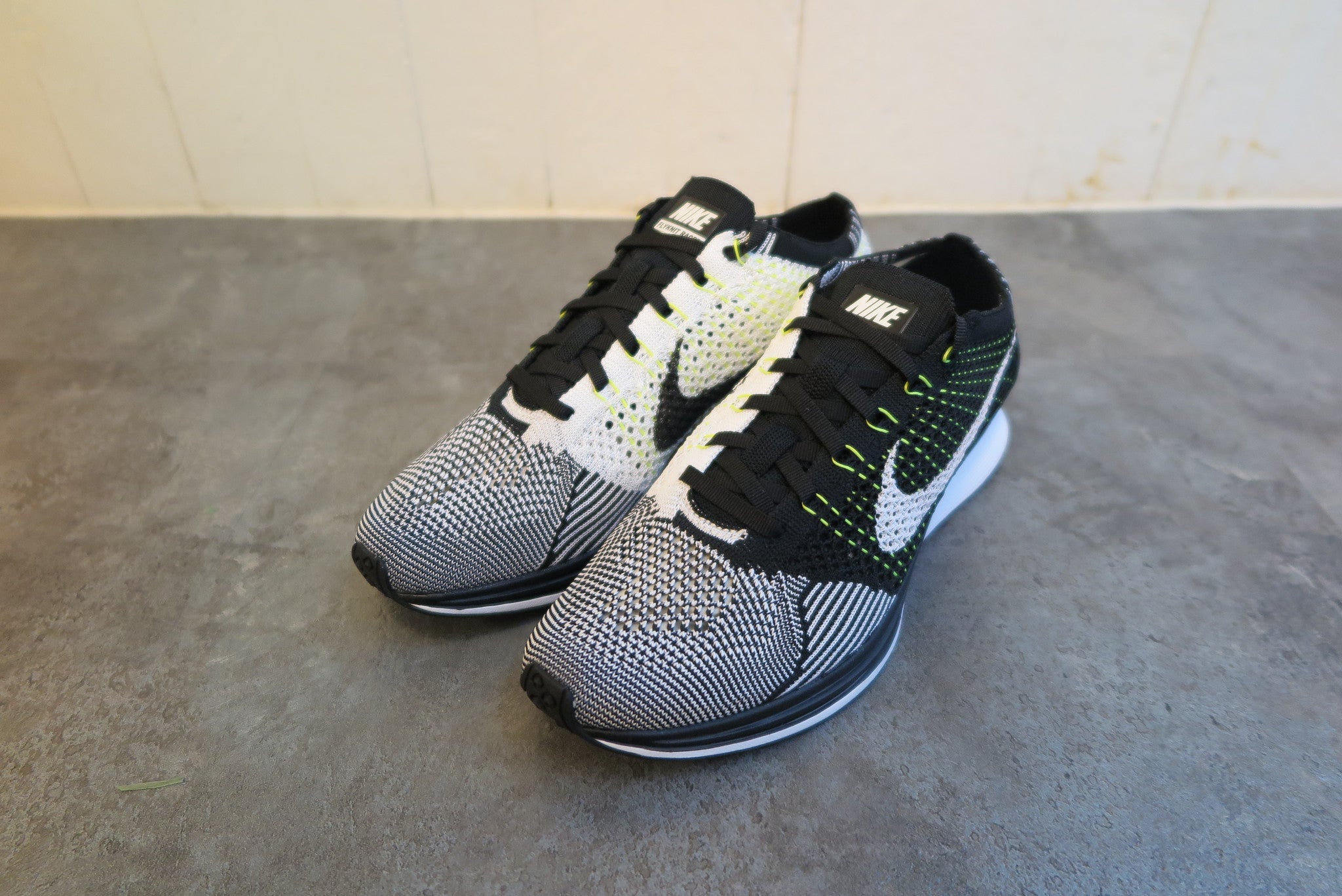 flyknit racer sneakers