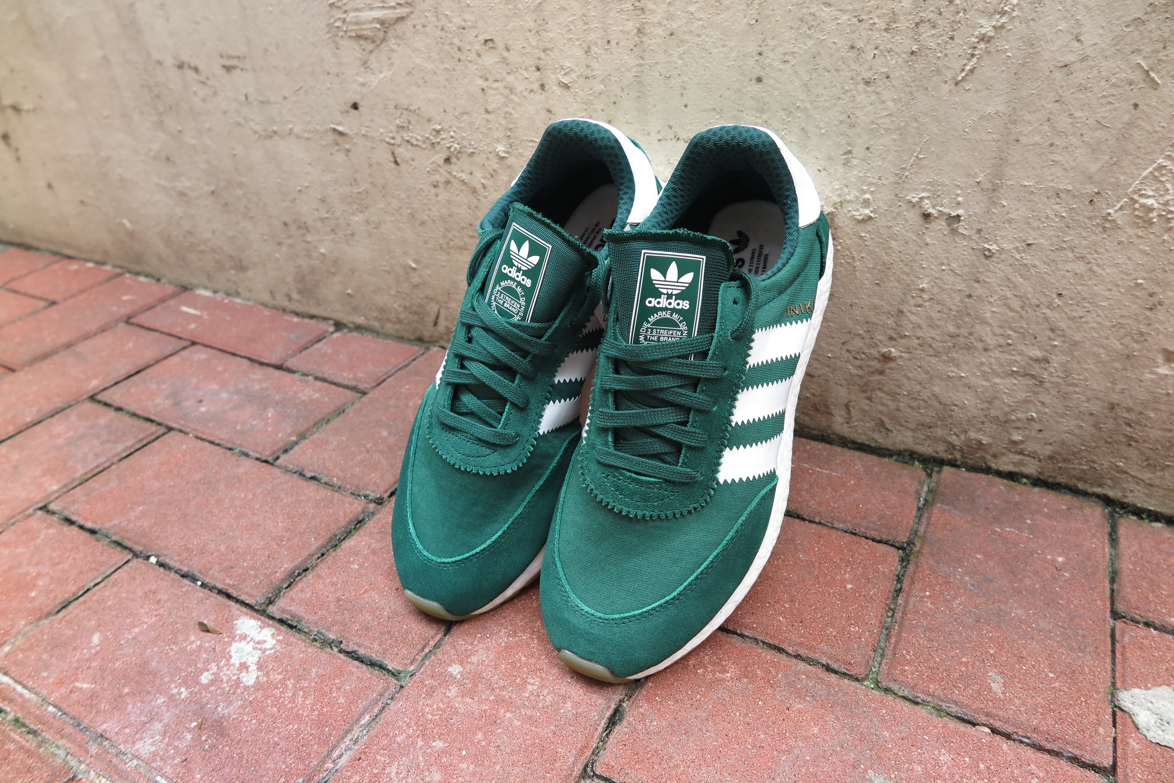 adidas green iniki shoes