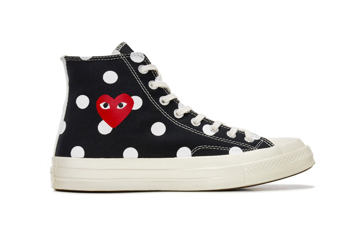 Play Comme des Garçons x Converse Polka Dot Red Heart Chuck Taylor All