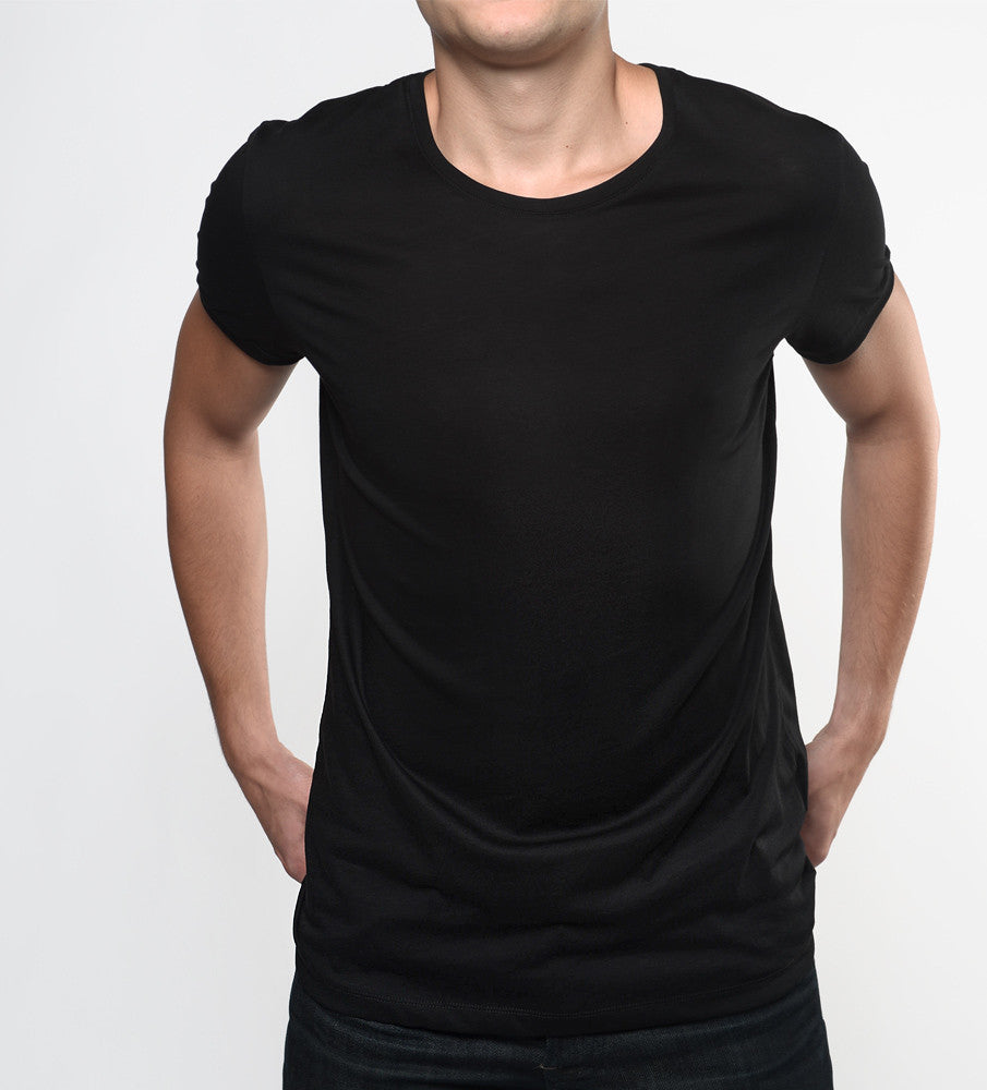 black t shirt