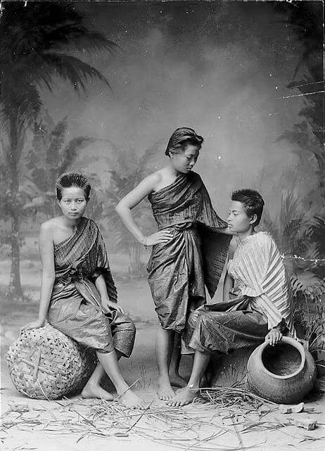 Portrait of Thai Women in 19th century