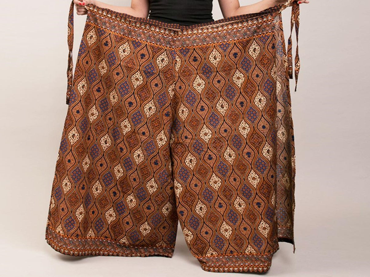 Plus Size Wrap Pants