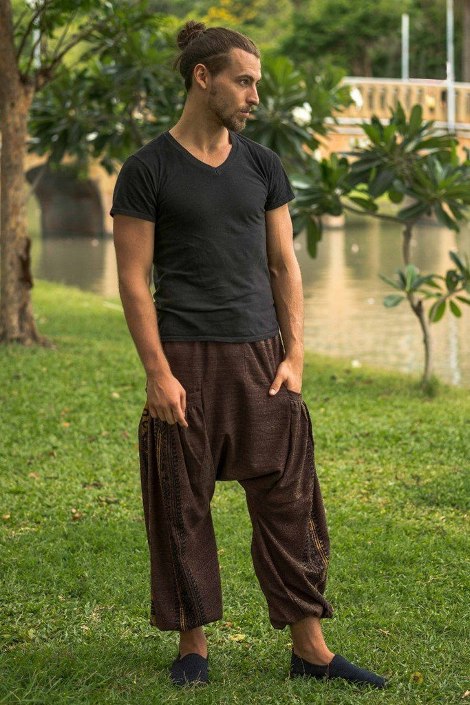 Brown Vibe Harem Pants | Hippie-Pants – Hippie Pants