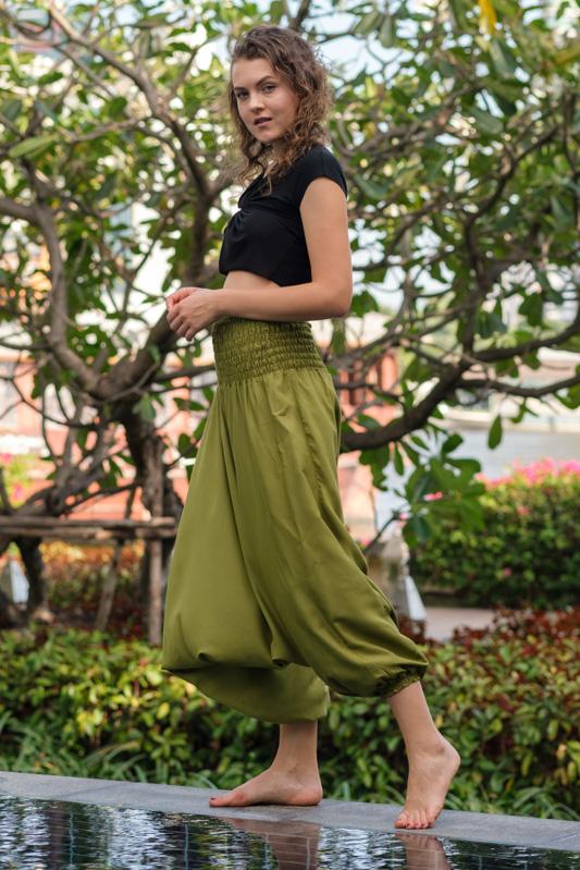 Olive Green Classic Pants