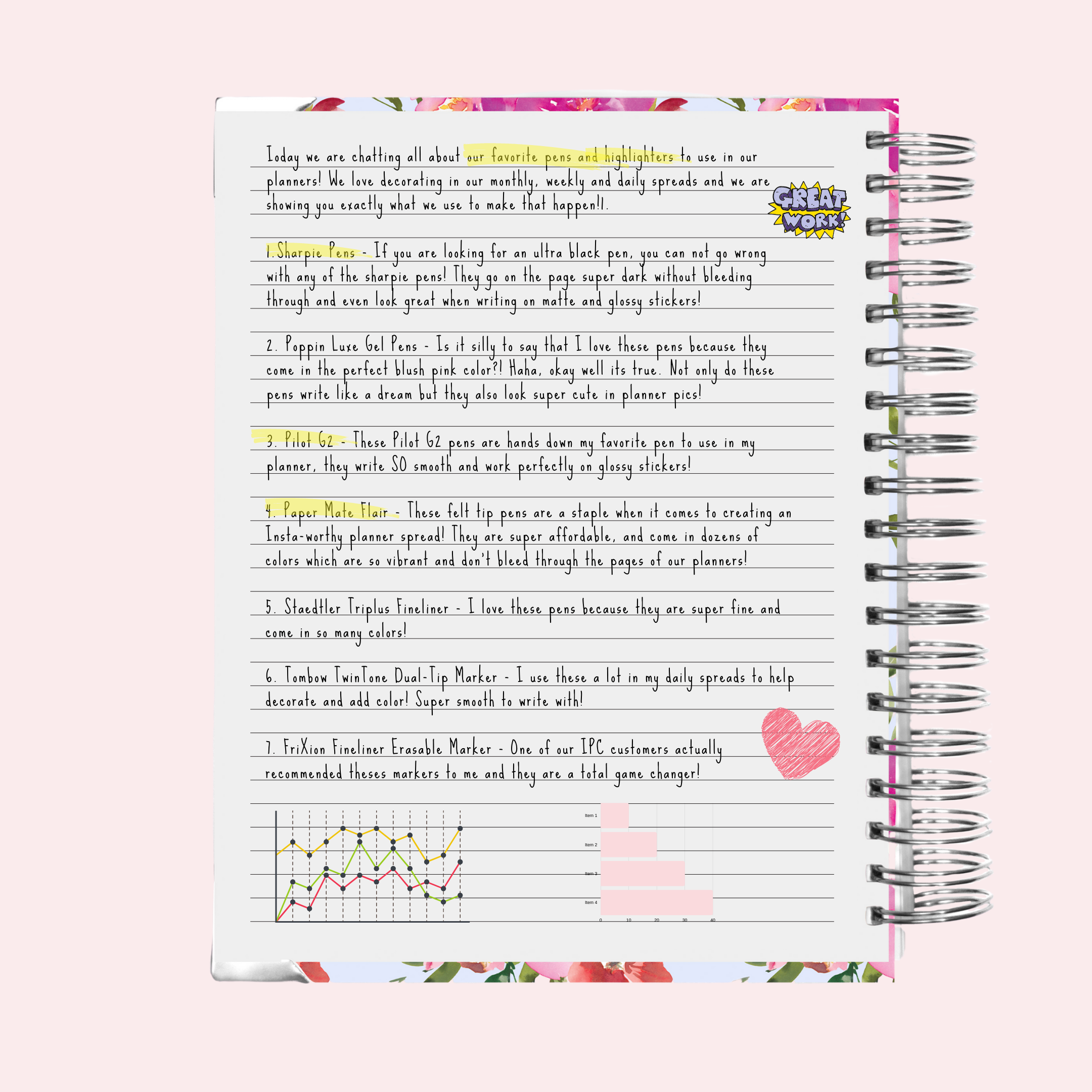 Blush Floral | Notebook