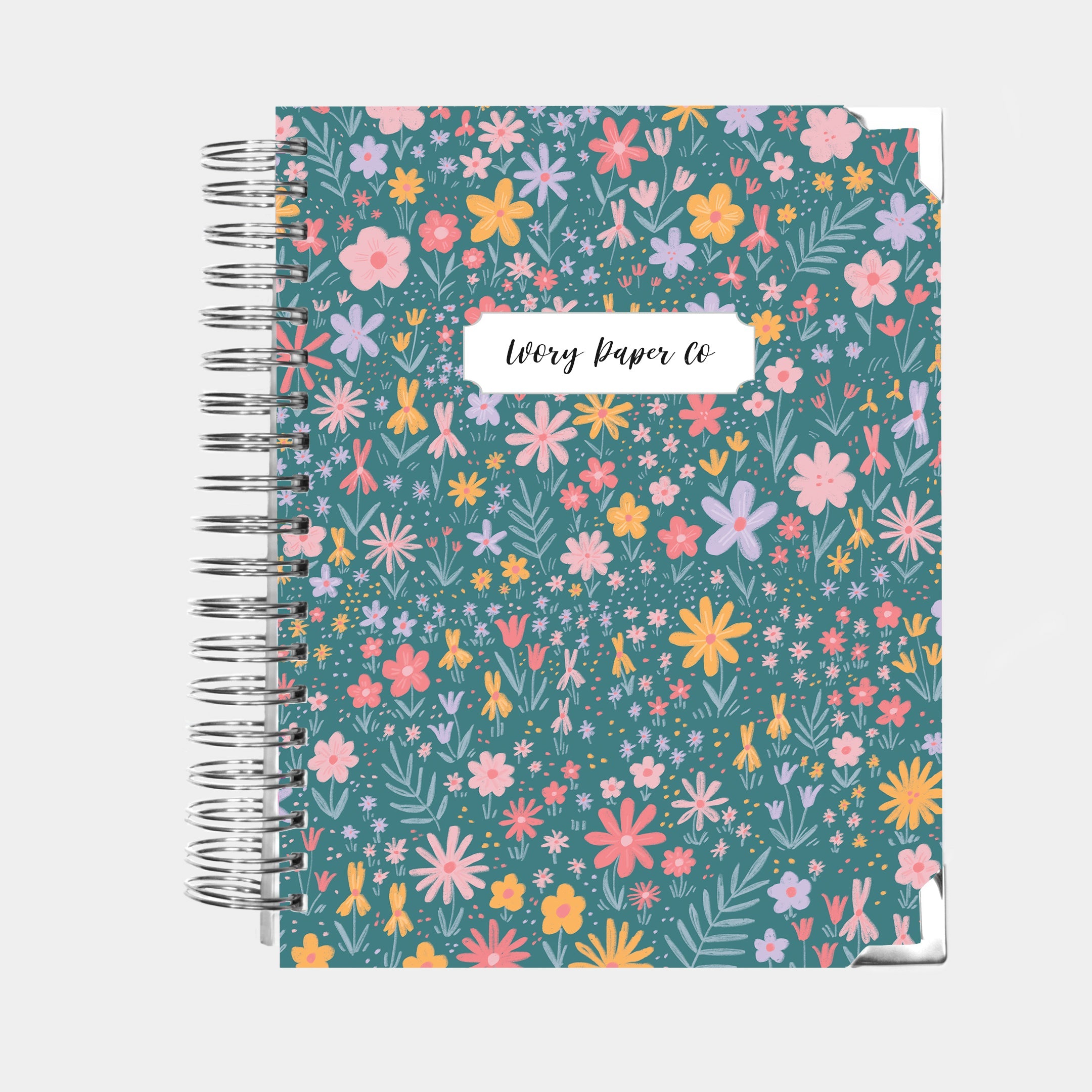 Maddie's Florals Green | Notebook