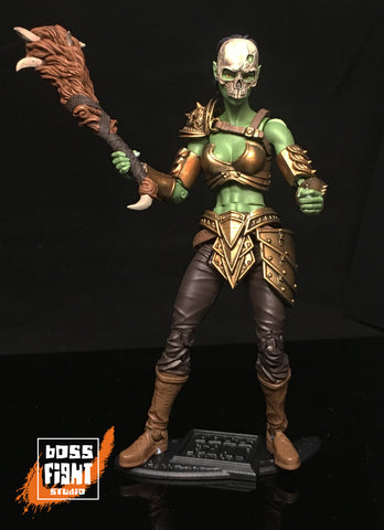 Vitruvian H A C K S Female Orc Conqueror Boss Fight Studio The Store