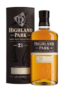 Highland Park 21 year old Whisky