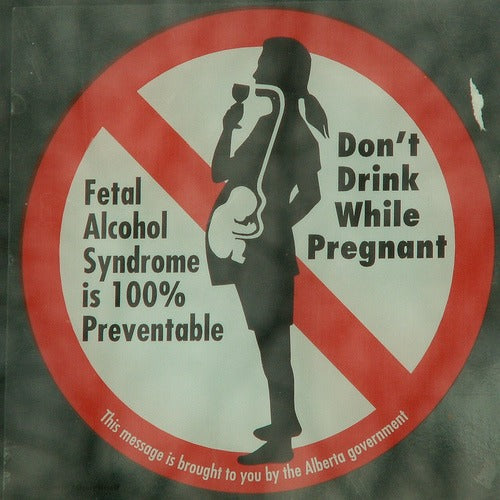 Don't Drink While Pregnant Sign