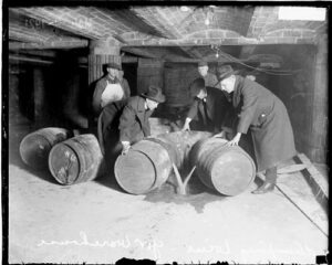 Secret stash of booze during the Prohibition Era