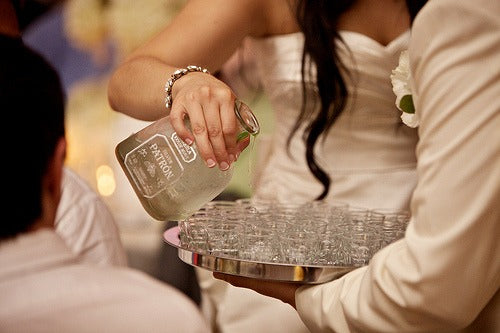 Tequila at a wedding