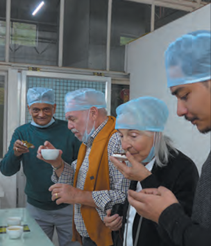 Tee-Degustation in Temi