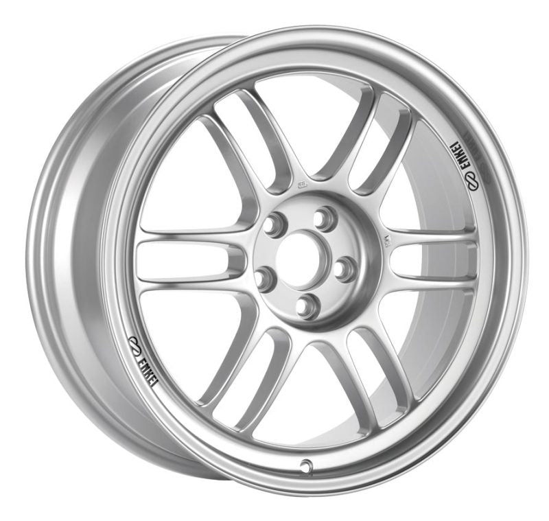 Enkei RPF1 18x9.5 5x114.3 15mm Offset 73mm Bore Silver Wheel 350z/G35 - Boost Factory product image