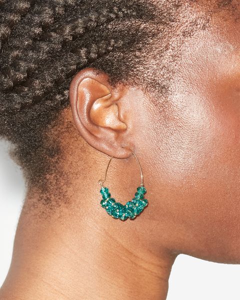 Isabel Marant Polly Earrings In Green