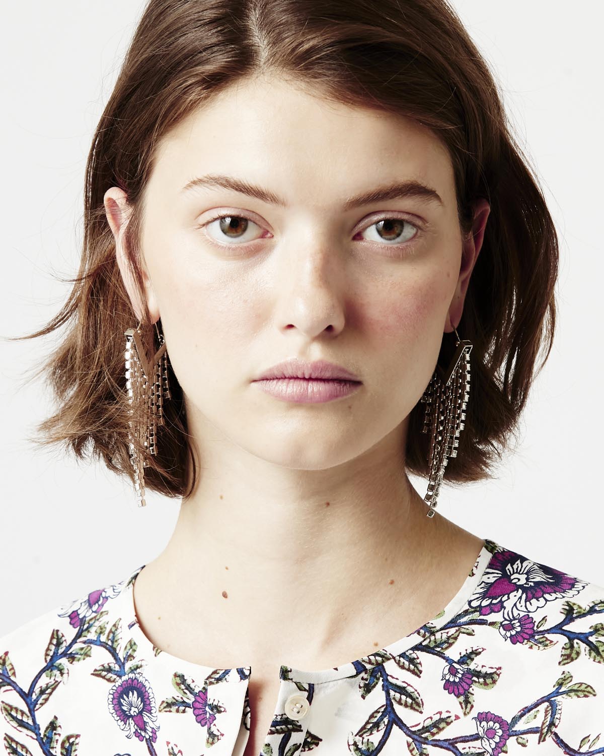 Isabel Marant Melting Earrings In Metallic