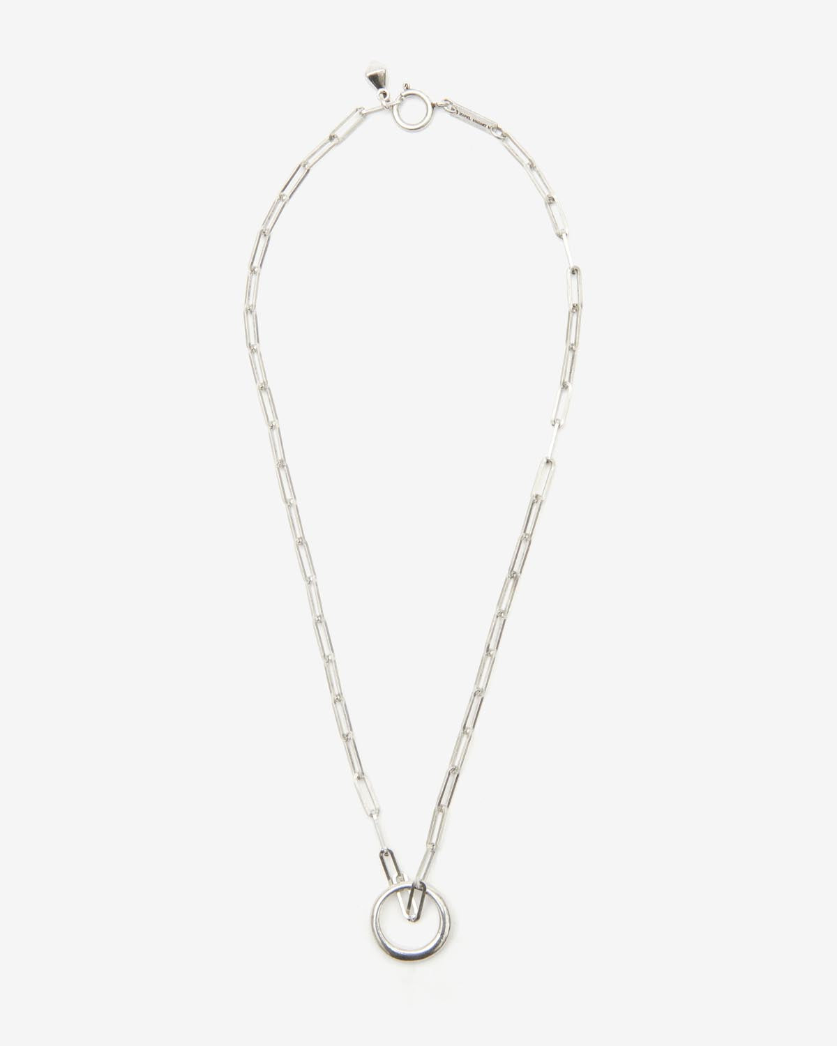 Isabel Marant Ring Necklace In Metallic