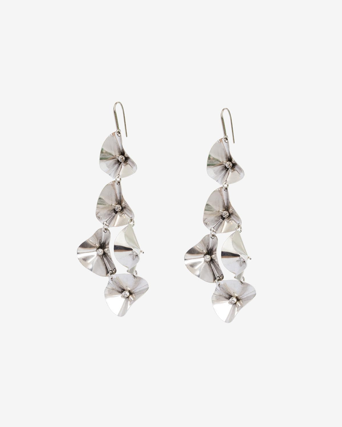 Isabel Marant Flower Power Earrings In Metallic