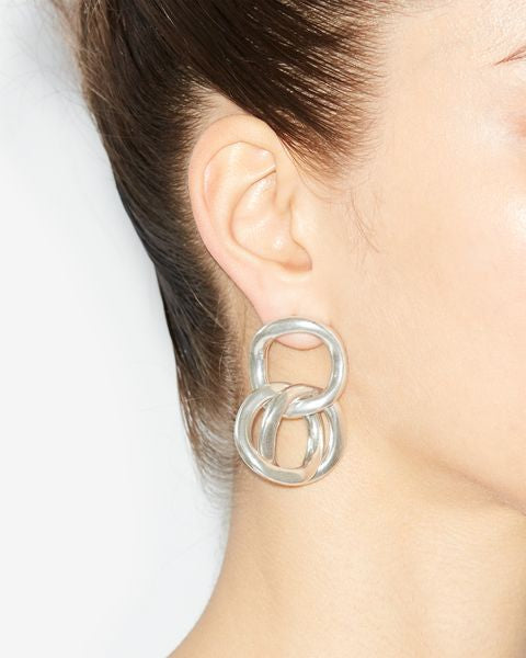 Isabel Marant Orion Earrings In Metallic