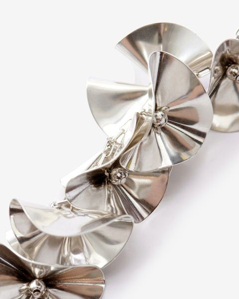 Isabel Marant Flower Power Bracelet In Metallic